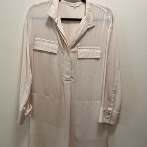 Vince cream colored shirtdress - NEW with tags!